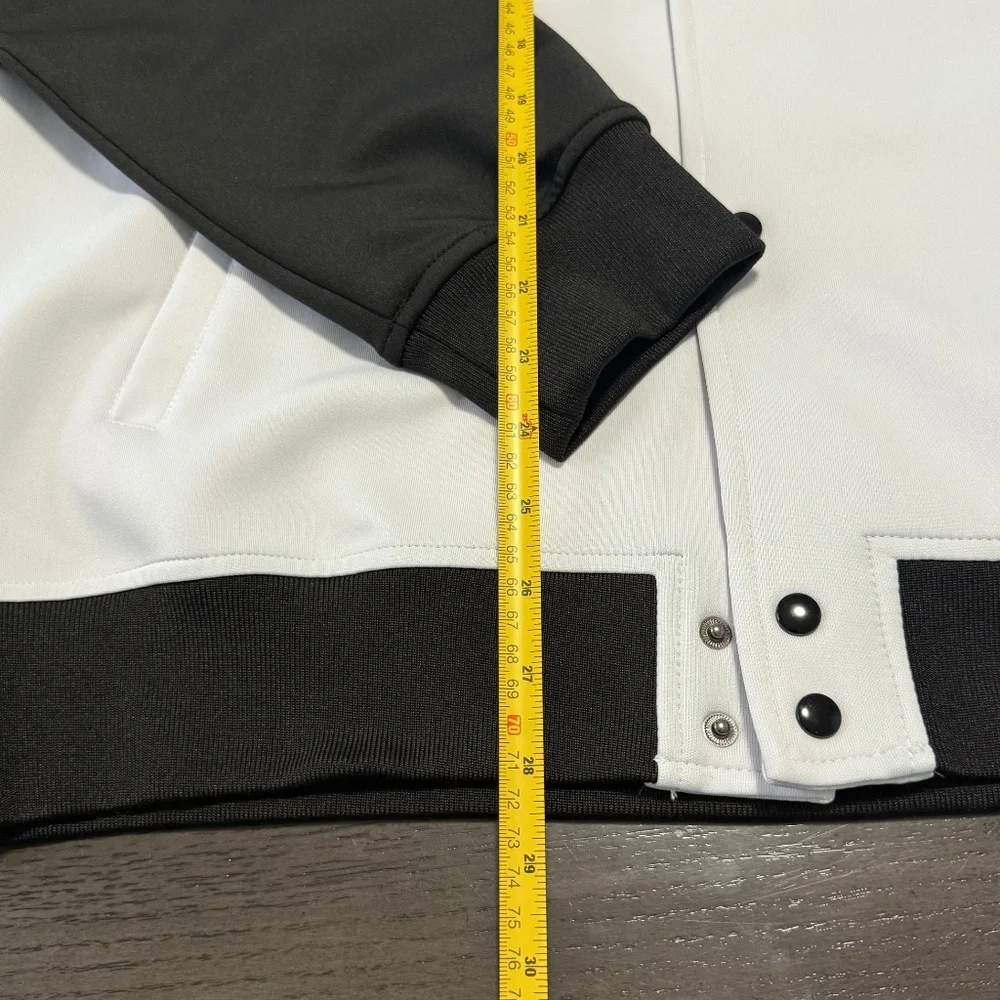 Karl Lagerfeld Paris Men's Colorblock Scuba Bomber Track Jacket Size L‎